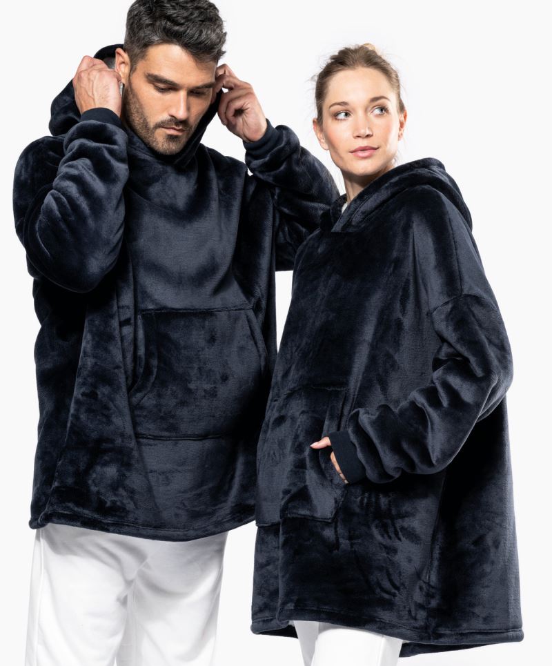 Mikina - oversize plyšová